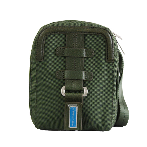 Piquadro Small Shoulder Bag Green Men