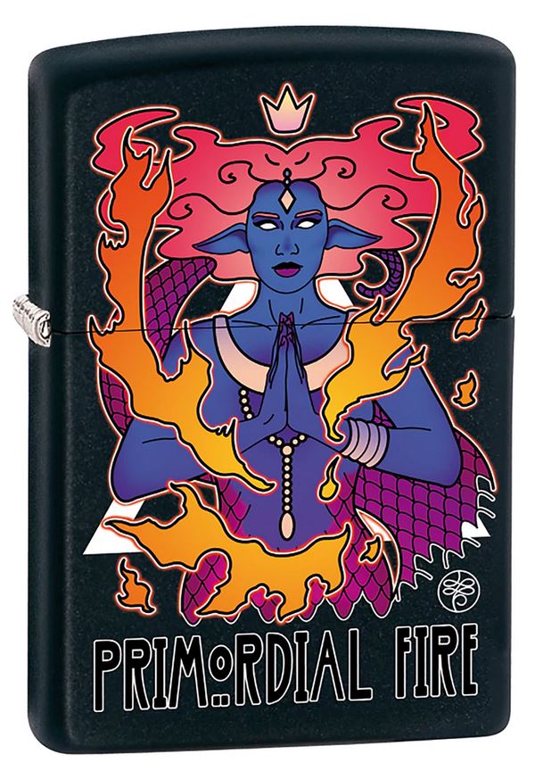 Zippo Primordial Fire Nero Unisex