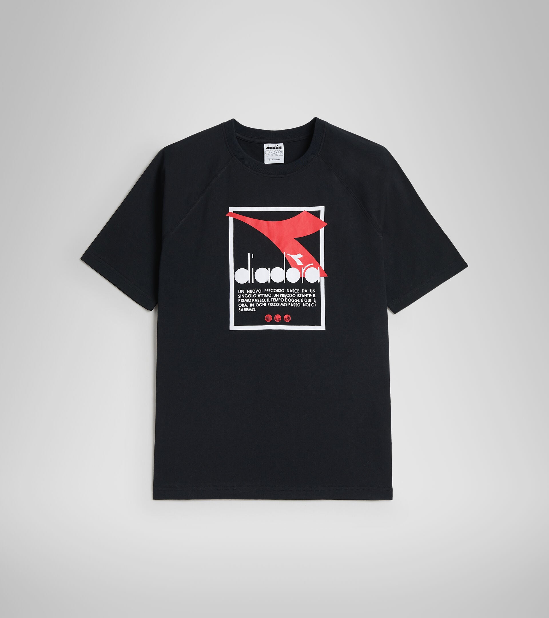 Diadora T-Shirt Urbanity Cotone Nero