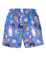 Moschino Swim Fantasia con Stampa CNI Gelato Blu