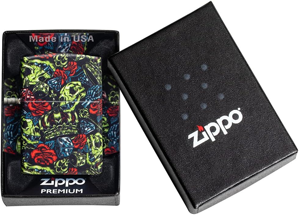 Zippo Windproof Refillable Made In Usa Multicolor Unisex
