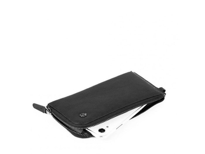 Piquadro Slim Pochette Smartphone Black Unisex 4