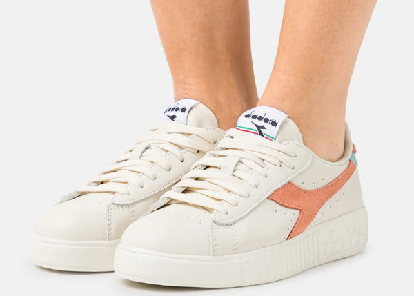 Diadora Sneakers Game Step Pelle Bianco-2