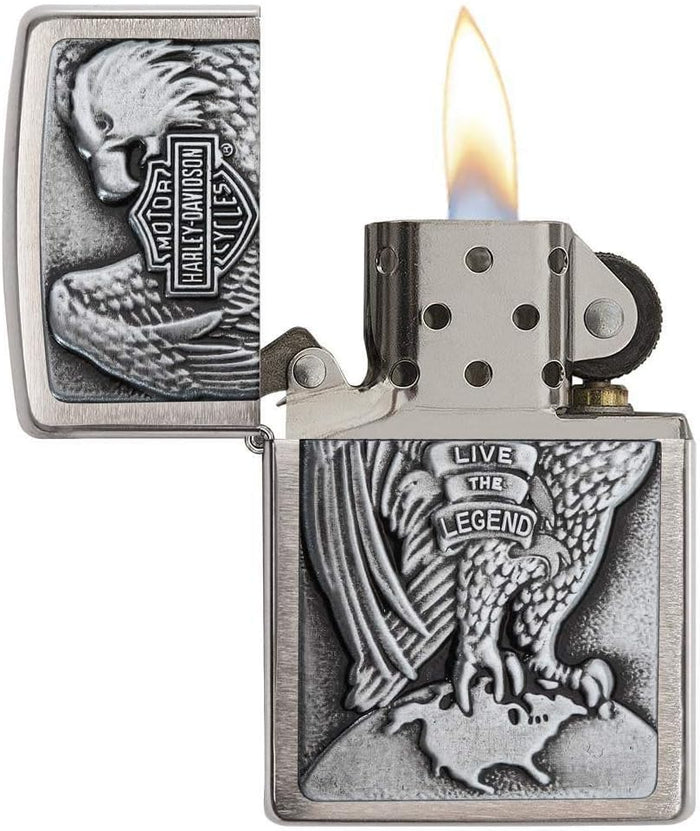 Zippo Harley Davidson Special Limited Edition Live Legend Plate Multicolor Unisex 2