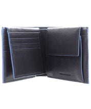 Piquadro Blue Square With Coin Purse Black Men