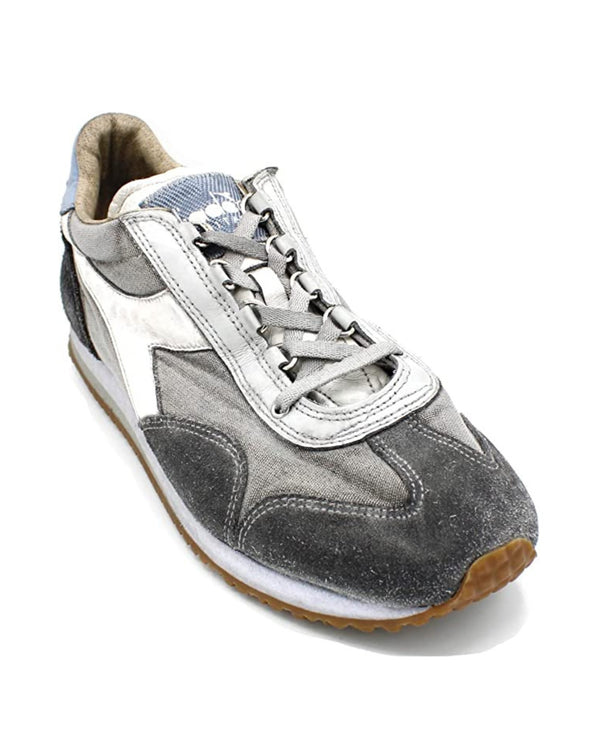 Diadora Heritage Sneakers Equipe H Dirty Stone Wash Evo Tela/Pelle Verde-2