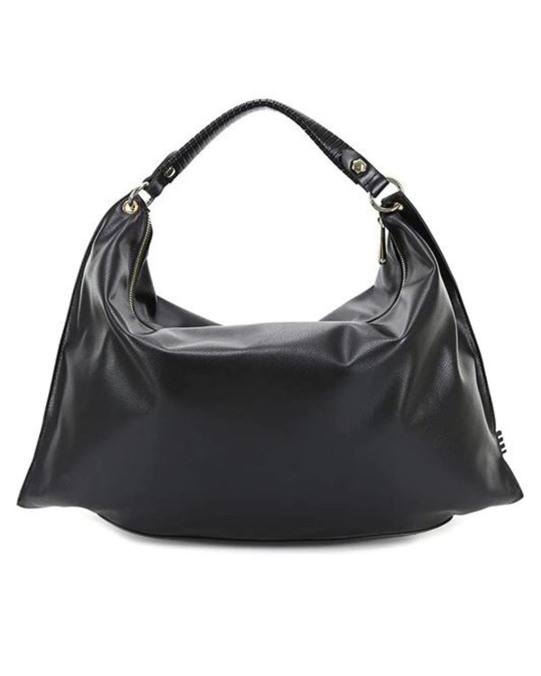 Manila Grace Shoulder Bag 'Larissa' Faux Leather Black-2