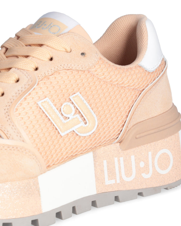 Liu Jo Sneakers Pelle/Suede Arancione 5