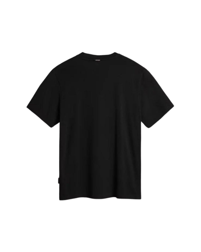 Napapijri T-Shirt Manica Corta Girocollo Cotone Nero 2
