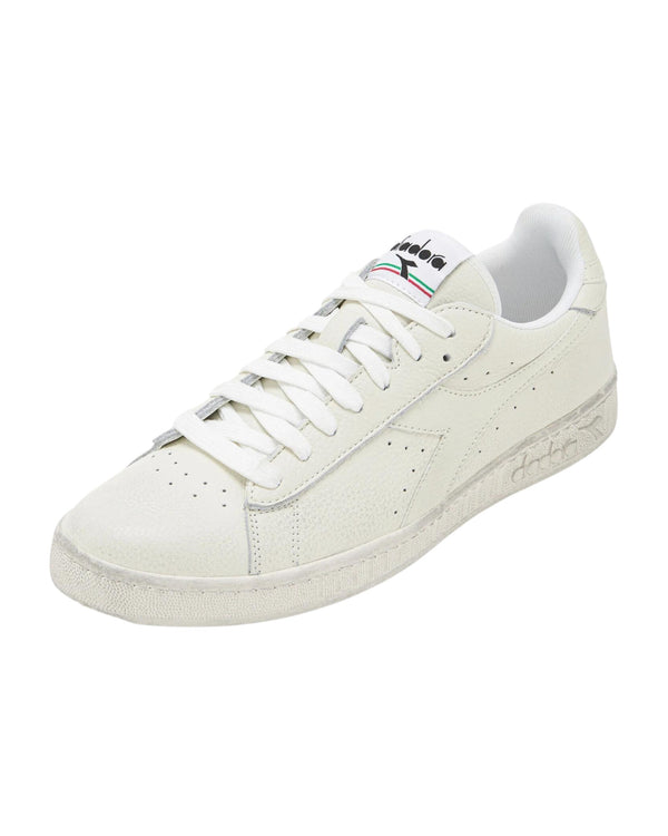 Diadora Sneakers Game L Low Waxed Pelle Bianco-2