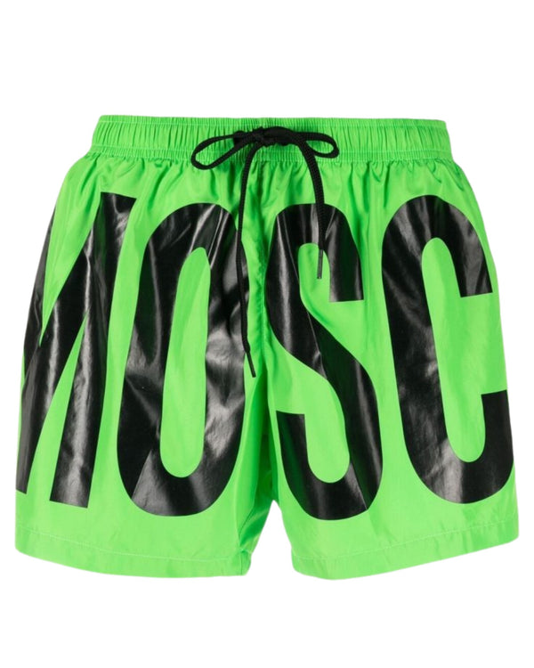 Moschino Swim Boxer Mare Fluo Verde