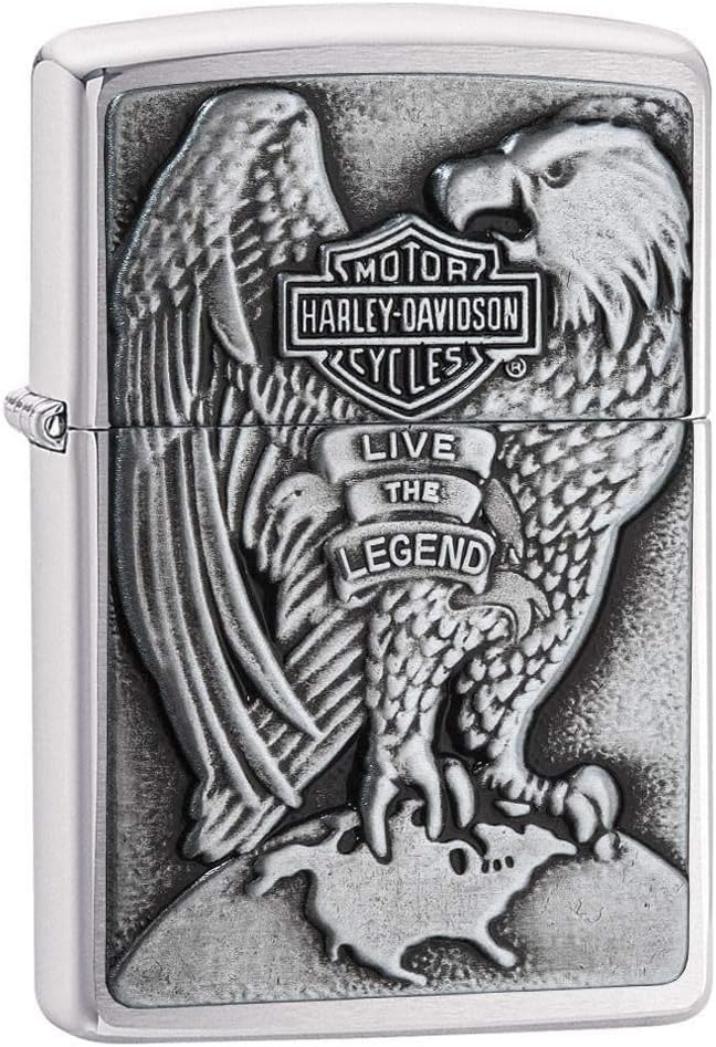 Zippo Harley Davidson Special Limited Edition Live Legend Plate Multicolor Unisex 1