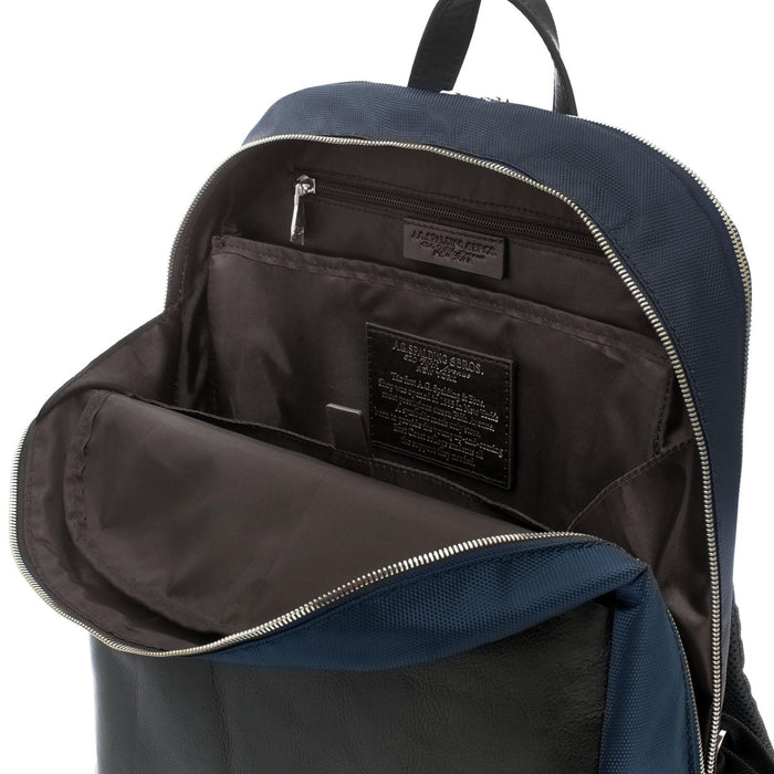 Spalding & Bros A.g. New Round Backpack Metropolitan Porta Pc Blu Uomo 4