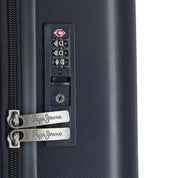 Pepe Jeans Cabin Suitcase 4 Wheels In Abs Blue Unisex