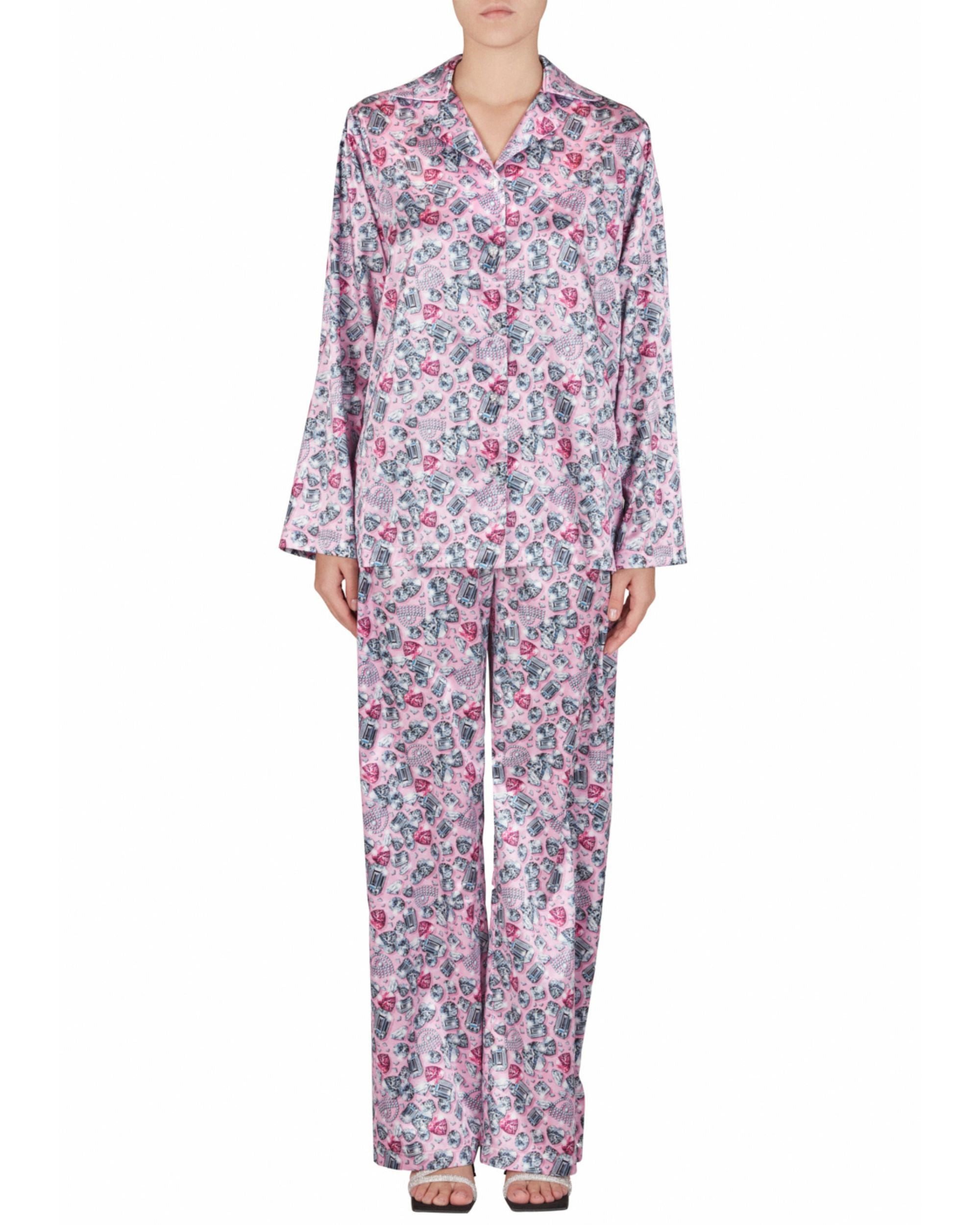 Chiara Ferragni Gioielli Fantasy Print Pink Gem Luxury Rosa