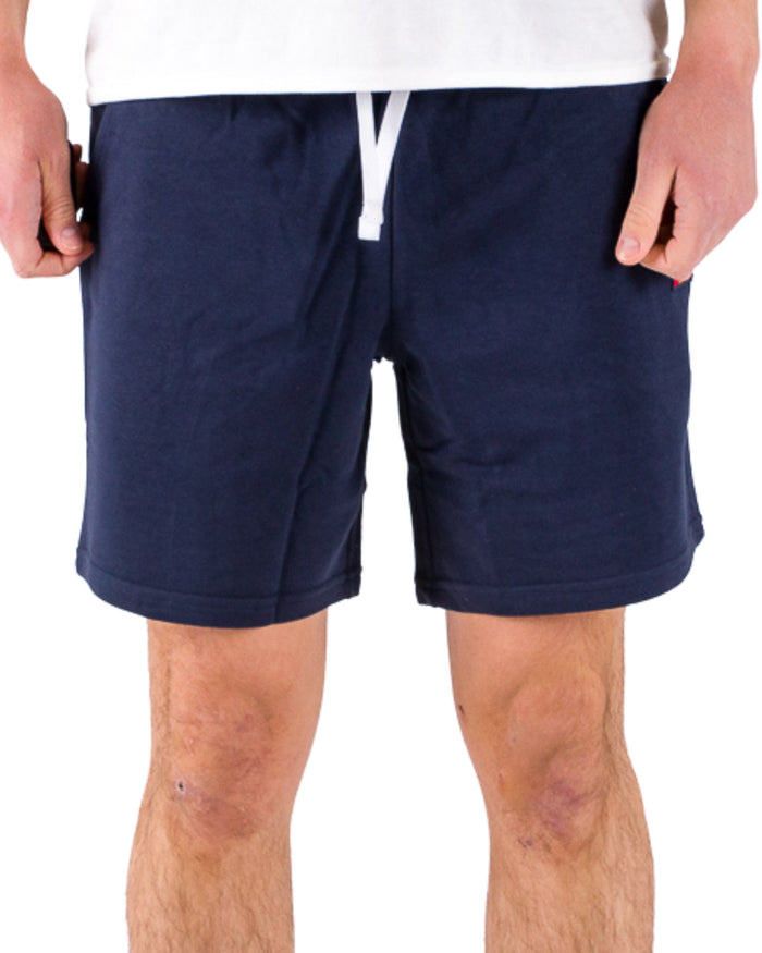 Ellesse Shorts Patch Logo Blu Uomo-2