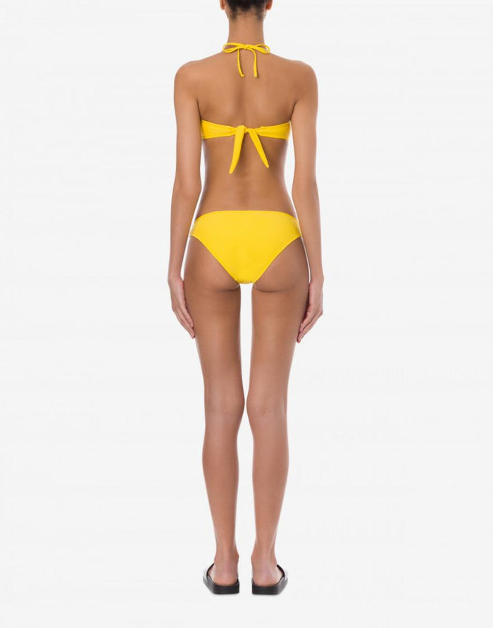 Moschino Swim Bikini Bicolore Giallo 6