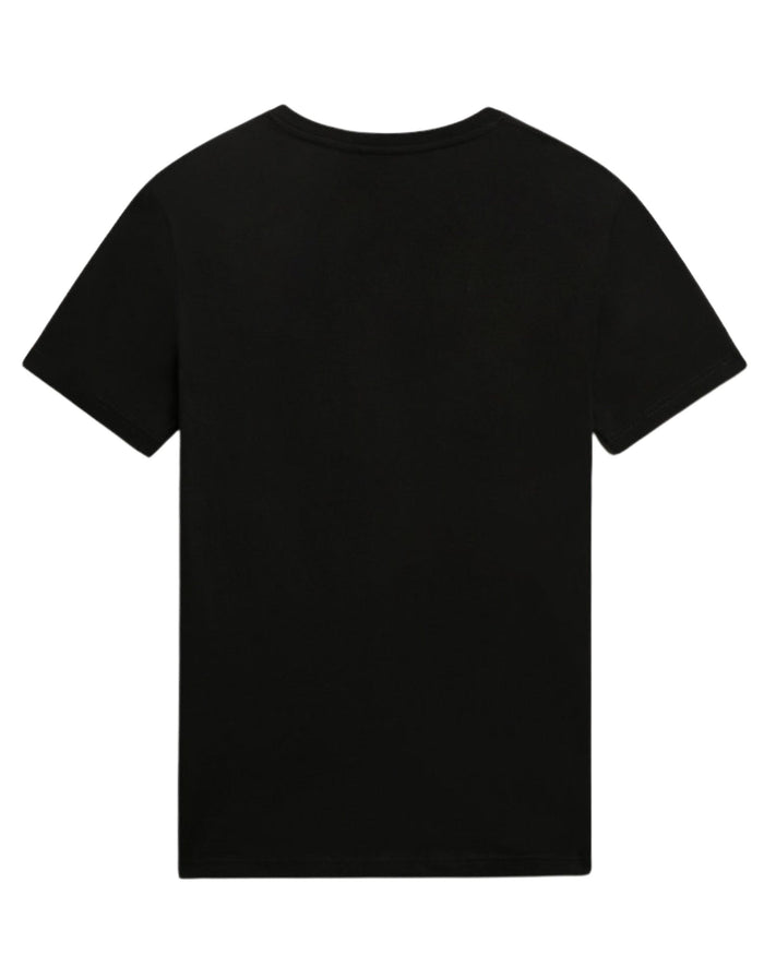 Napapijri T-shirt Girocollo Forma Classica Nero Cotone 2